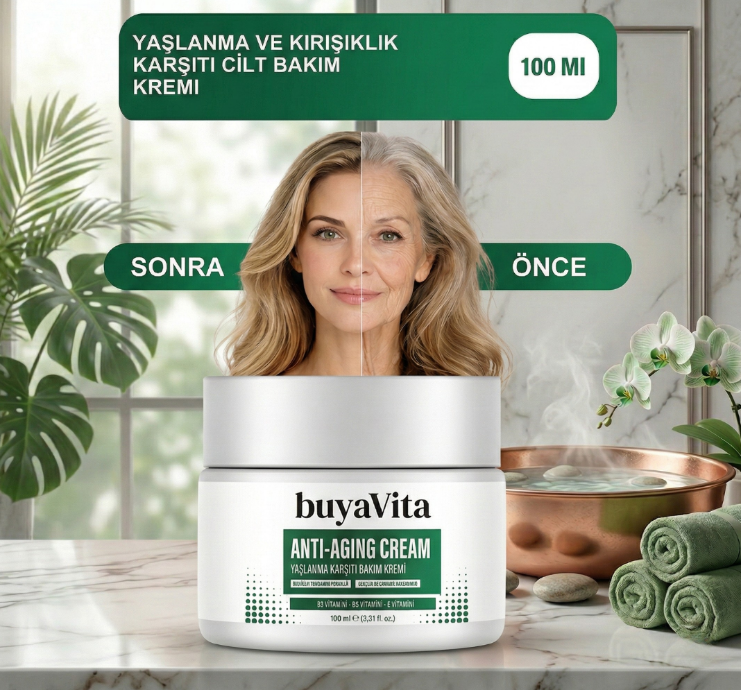 BUYAVITA Yaşlanma ve Kırışıklık Karşıtı Cilt Kremi