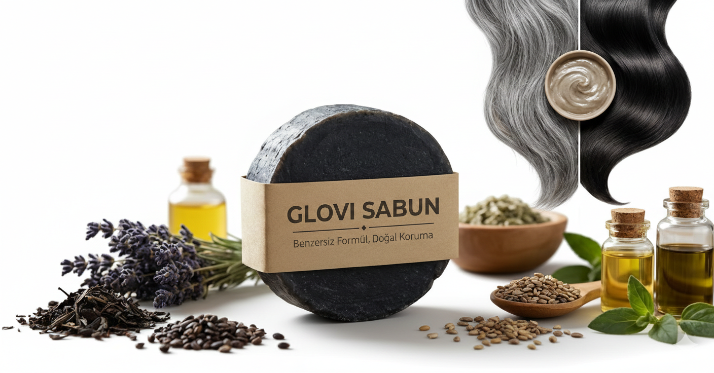 Saç Beyazlatma Karşıtı Doğal Sabun