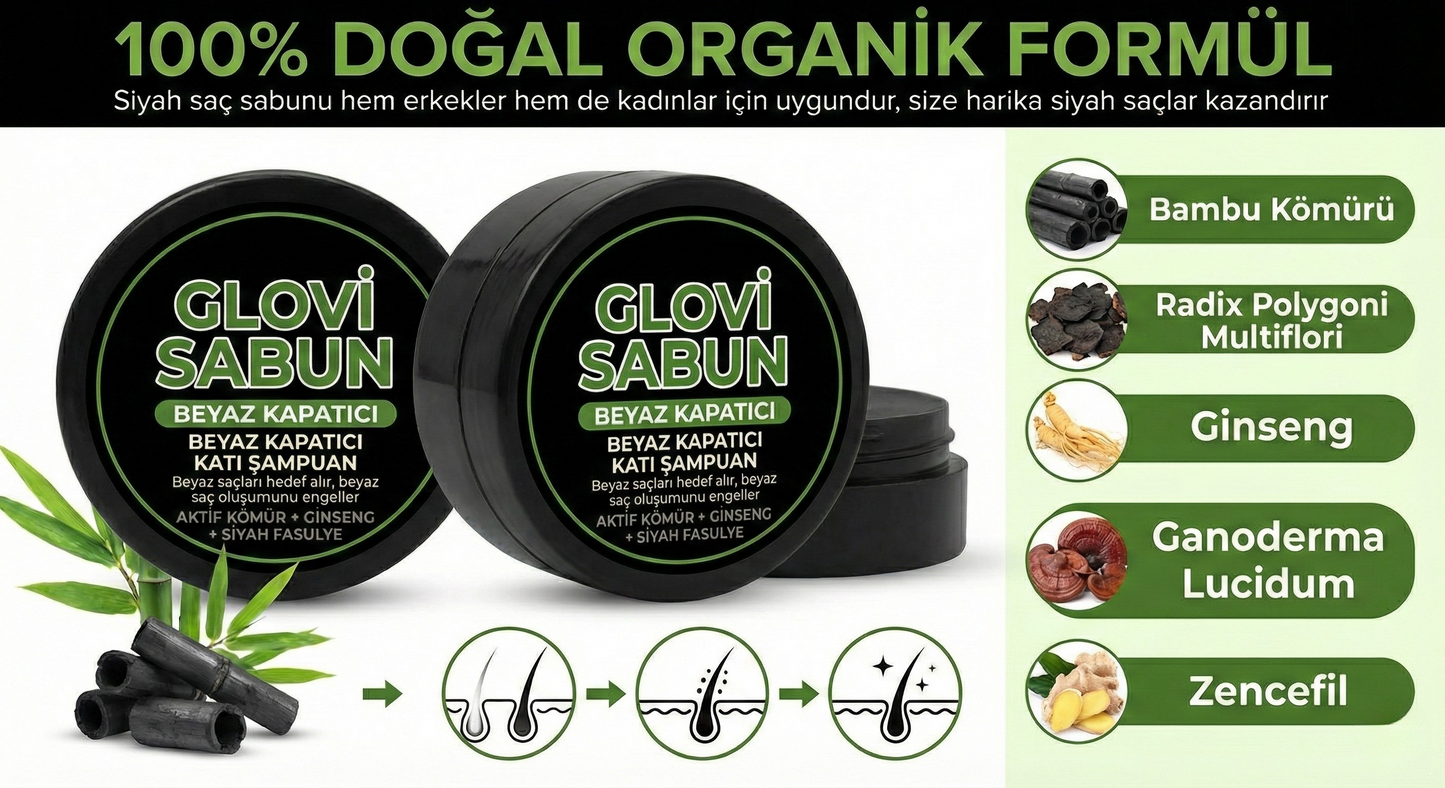 Saç Beyazlatma Karşıtı Doğal Sabun