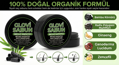 Saç Beyazlatma Karşıtı Doğal Sabun